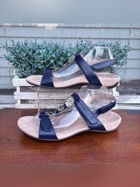 Vionic Farra Lizard Womens Sandals Size 10
